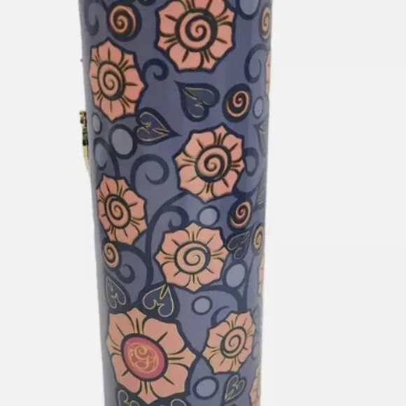 2024 Starbucks Wicked Glinda Pink Floral Tumbler & Charm 16oz 011161574